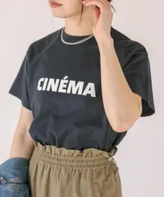 リヴドロワ　ロゴTシャツ　ネイビー　紺　半袖のサムネイル