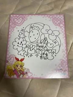 【新品】星宮いちご　サイン色紙　アイカツオフィシャルショップ