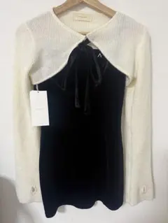 andmary Anita ribbon mini dress - メルカリ