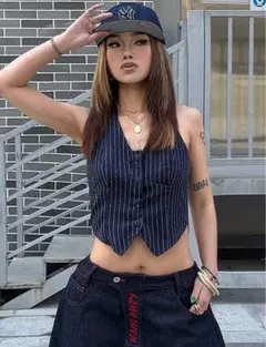 d.i.a. ブラックストライプ チューブトップ d.i.a. ブラックストライプ チューブトップ チューブトップ