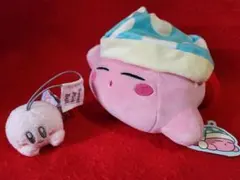 星のカービィ　ぬいぐるみ　マスコット　２種　スリープ