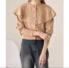 新品タグ付　カスタネ　フラップカーディガン