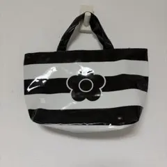 MARY QUANT ストライプ トートバッグ