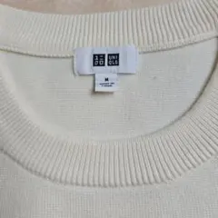ユニクロ ウォッシャブルミラノリブクルーネックセーター M