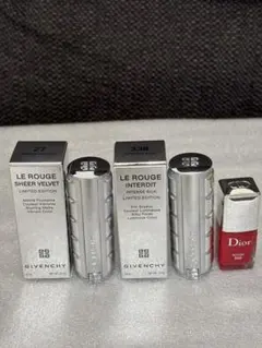 GIVENCHY ルージュ27 .338 Dior ネイル999