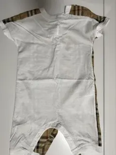 BURBERRY チェック柄ロンパース 6M68センチ
