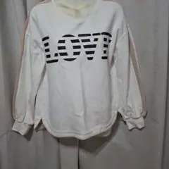 アンドラブロゴ スウェット ホワイトM