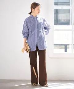 IENA イエナ　ツイルフレアパンツ