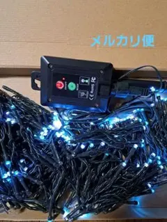 新品　未使用　青色ソーラーライト　イルミネーションライト