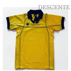 DESCENTE デサント ゲームシャツ 半袖 日本製 S イエロー サッカーのサムネイル