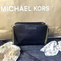 美品　マイケルコース ミニ　ショルダーバッグ クラッチバッグ 黒　2way