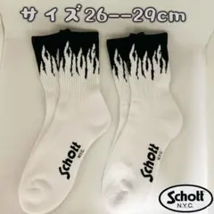 Schott ショット HIGT-SOCKS FLAME/フレイム ハイソックス