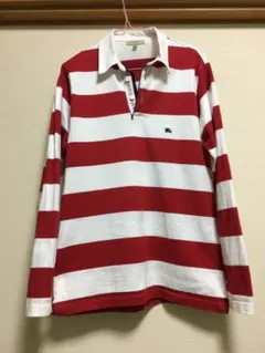 バーバリーの長袖ポロシャツ 、かっこいいです！