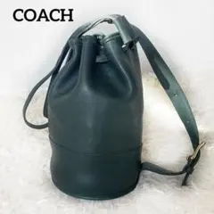 希少✨COACH オールドコーチ ショルダーバッグ バケツ型 USA製 9984