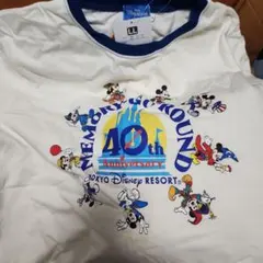 東京ディズニーリゾート 40周年記念 Tシャツ LL