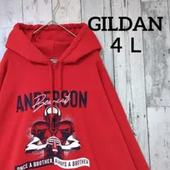 ビッグサイズ GILDAN パーカー ゆるダボ ３XL オーバーサイズUSA古着
