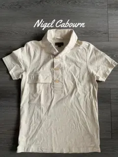 Nigel Cabourn ナイジェルケーボン 半袖ワークシャツ　ショールカラーのサムネイル