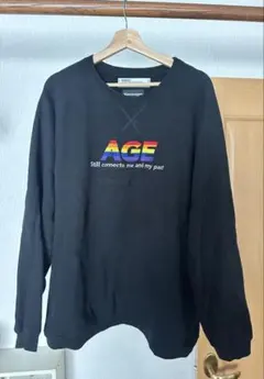 DAIRIKU×Age Factory ブラック スウェット トレーナーのサムネイル