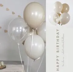 ナチュラル　かわいい　風船　誕生日　飾り　パール　くすみカラー　ハーフバースデー