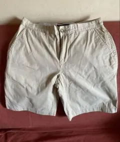 W 84cm トミーヒルフィガー ベージュ　チノ　ショートパンツ