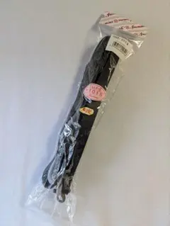 バッグの肩紐(黒本革アンティークゴールド金具)