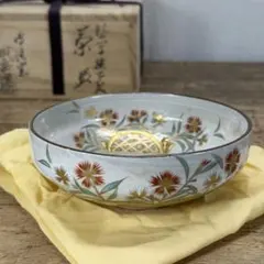 菓子鉢 粉引菊　鳴峰　京焼 菓子鉢 粉引菊 鳴峰 京焼 - メルカリ