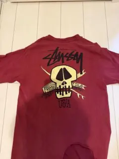 アメリカ製 OLD STUSSY スカルドクロ XL ネイビー - メルカリ