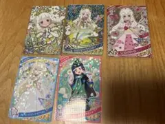 フラワーバズリウムクローバーサイン含むアイプリつむぎ5枚セット