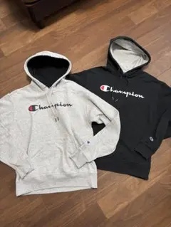 Champion パーカー 2色セット グレー ブラック　チャンピオン　XL