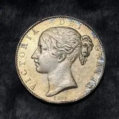 高鑑定】 1895年 イギリス 1シリング銀貨・ヴィクトリア女王 ベール