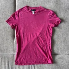美品　エンポリオアルマーニ　メンズ　半袖　Tシャツ　L ピンク