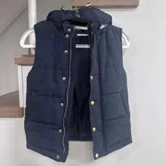 美品110相当 【L】 petit mainフード付きダウン 子供用コート