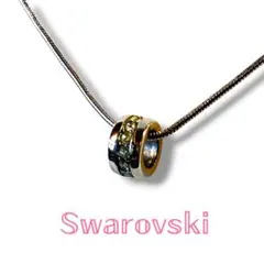 スワロフスキー SWAROVSKI ネックレス シルバーカラー ストーン