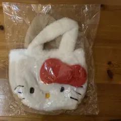 サンリオ ハローキティ ふわもこツイントート ファーバッグ