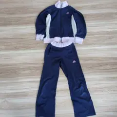 adidas ジャージ上下セット ネイビー/ピンク