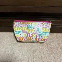 スヌーピー カラフルポーチ　ミニポーチ