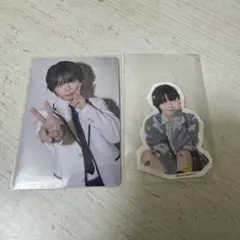 なにわ男子 HARDWORK 大西流星 トレカ シール