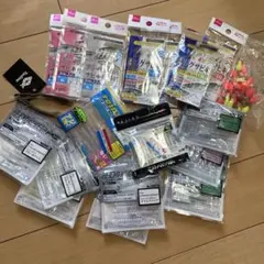 0314 釣り具 釣具 ワーム クリーム レッド グリーン ホワイト ウジ