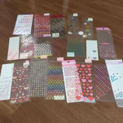 ハート　星　シール