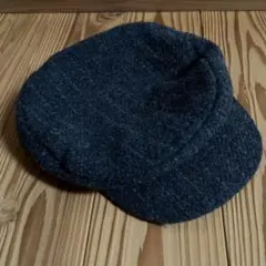 familiar ダークブルー キャスケット帽 51 ファミリア