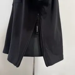 OMNES 半袖 Tシャツ サイドジップ ブラックのサムネイル