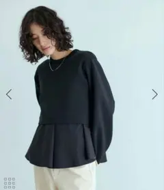 ADAM ET ROPÉ FEMME レイヤードペプラムチュニックのサムネイル