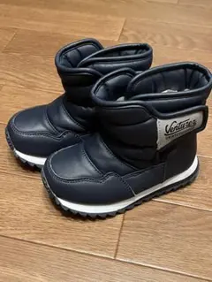 15cm ネイビー 子ども用ウィンターブーツ　スノーブーツ　雪遊び