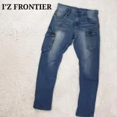 アイズフロンティア 3D カーゴパンツ ストレッチ デニムパンツ 7342 L