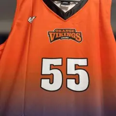 バスケユニフォーム愛媛オレンジバイキングス55