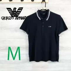 美品】Giorgio Armani ストライプポロシャツ サイズ50 - メルカリ