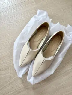 WEB限定 通勤靴 フレアヒール ポインテッドトゥ パンプス /45301