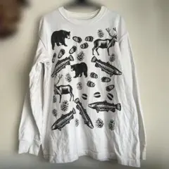 ノースフェイス ナナミカ　パープルレーベル　アニマル柄　トレーナー　クルーネック