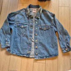 ZARA デニムジャケット ダメージ加工