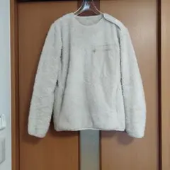 UNIQLOフリースジャケット クリーム色 長袖